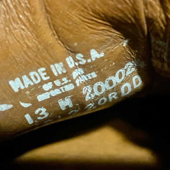 FRYE Mens 10 M Walker Low Lace Brown Sneakers Made in USA - Picture 6 of 9